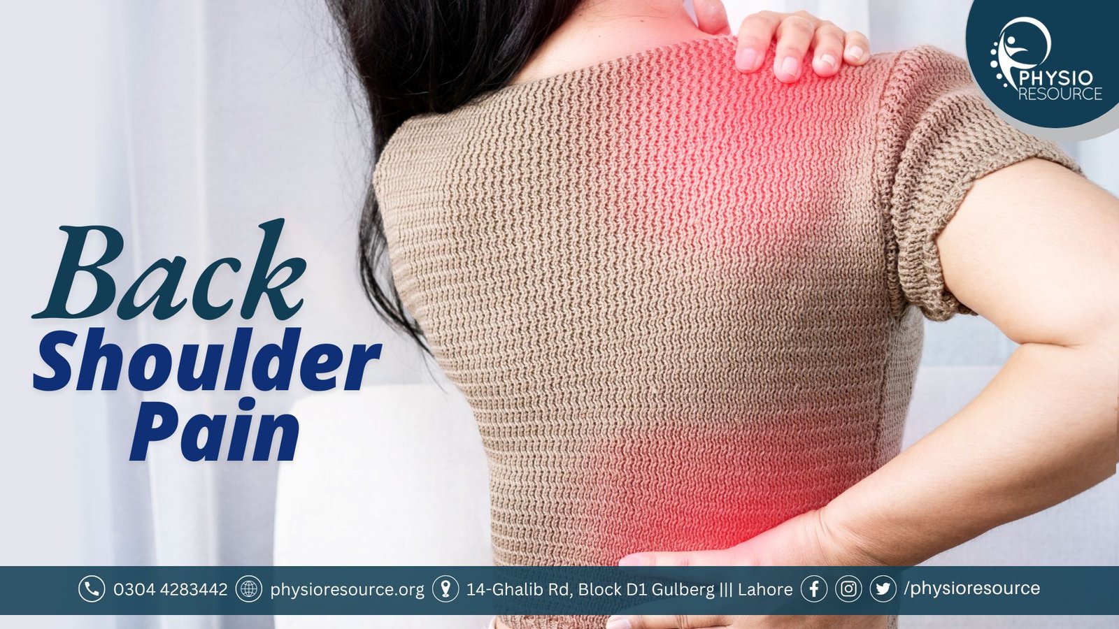 back shoulder pain