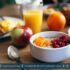 Bowl of oatmeal topped with fruits, seeds, and nuts—an underrated high-fiber breakfast option