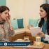 Dietitian advising a client in a Lahore clinic about caffeine withdrawal headache relief and a safe Ramadan step-down plan