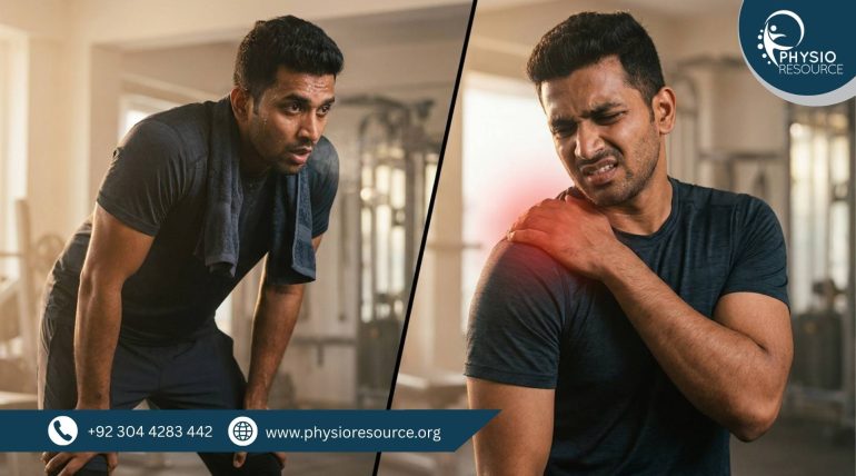 Muscle fatigue vs muscle injury difference explained by Physio Resource