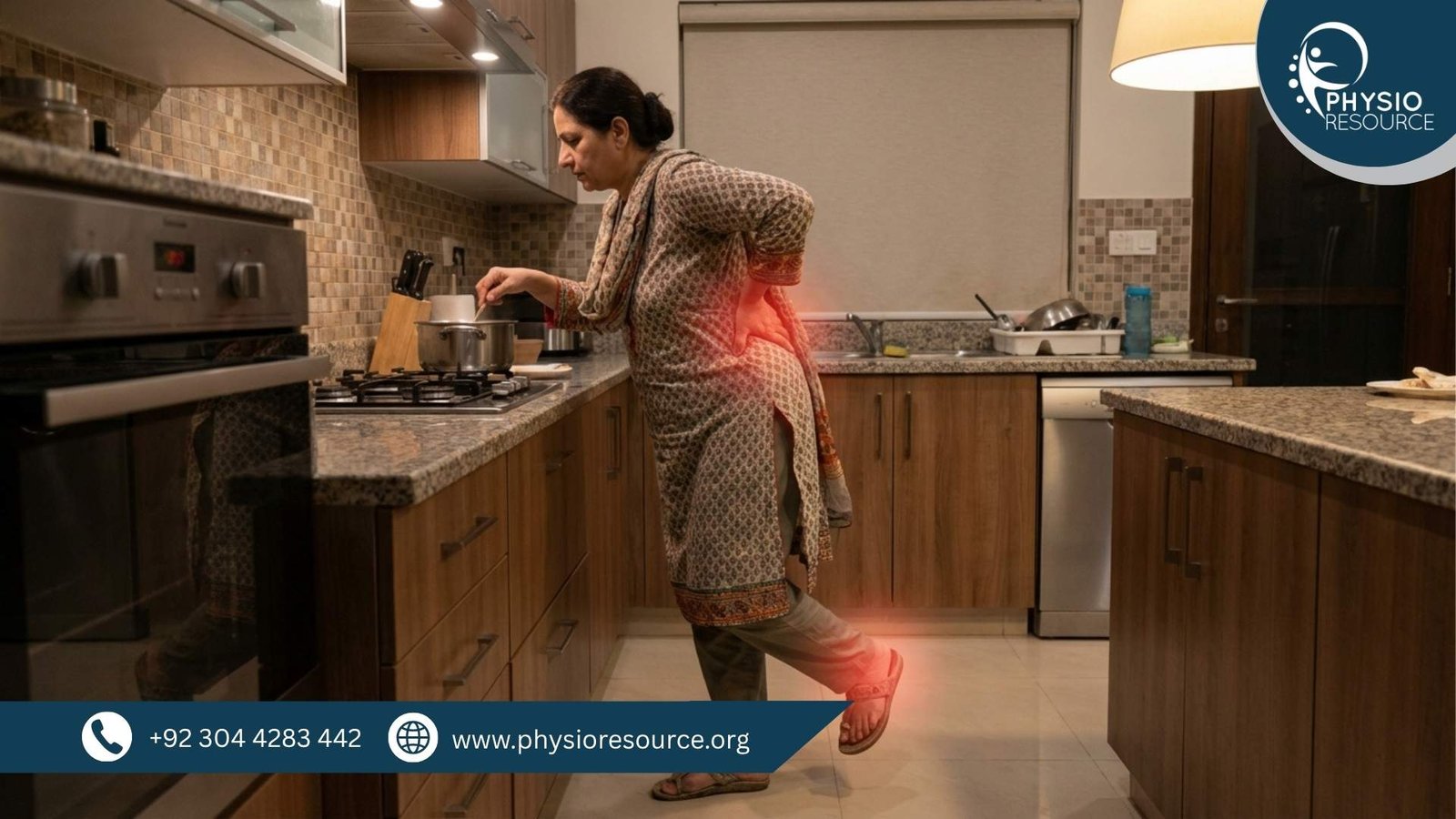 Kitchen Work and Standing All Day: Why Women in Valencia and Wapda Town Experience Heel and Back Pain (Physio Guide)