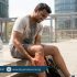 Person experiencing painful leg muscle cramps in summer heat despite drinking water, highlighting electrolyte imbalance and physiotherapy care at Physio Resource Lahore