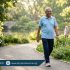 Elderly person performing light exercise safely in hot weather with proper posture and hydration, Physio Resource Lahore