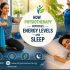 Person performing physiotherapy exercises and relaxing afterward, showing improved energy levels and better sleep quality, Physio Resource