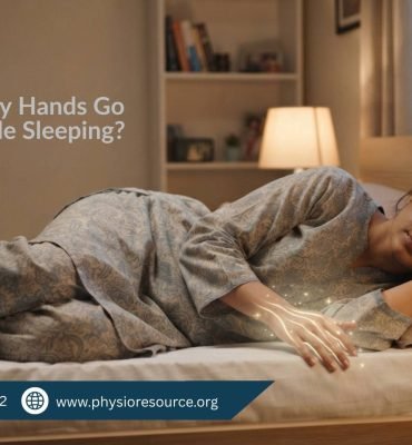 Pakistani adult sleeping with hand under pillow experiencing numbness and tingling sensation at night – Physio Resource