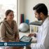 Pakistani adult discussing a personalized physiotherapy treatment plan with a physiotherapist – Physio Resource