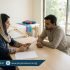 Pakistani patient discussing physiotherapy treatment options with a physiotherapist in a Lahore clinic – Physio Resource