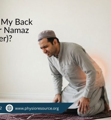Pakistani Muslim performing Namaz with mild lower back pain highlighted during prayer – Physio Resource