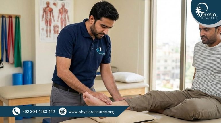 Ankle still swollen or painful weeks after a sprain explained by Physio Resource