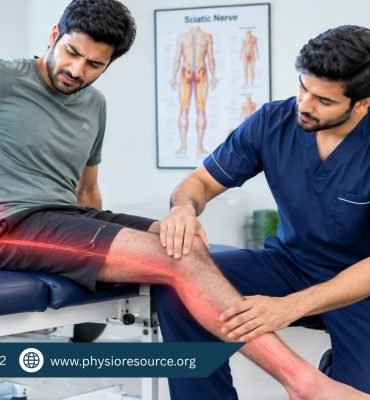 Back pain traveling down one leg explained by Physio Resource