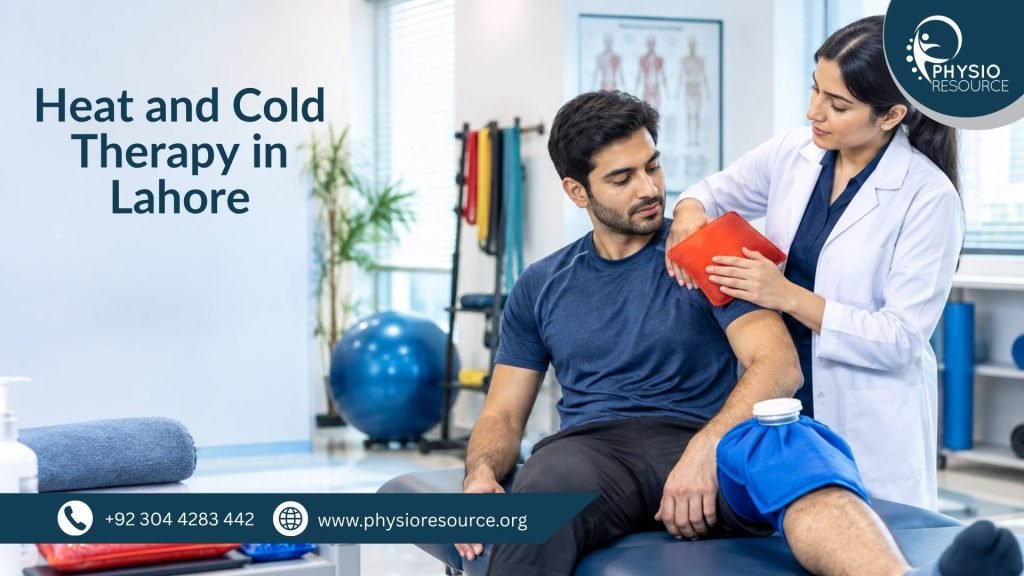 Heat and cold therapy treatment in Lahore by Physio Resource