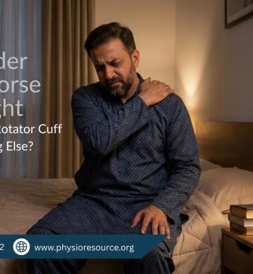 Shoulder pain worse at night causes explained by Physio Resource