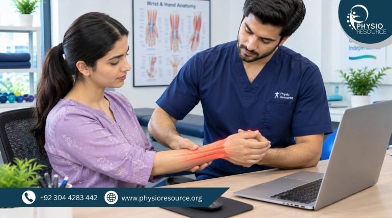 The location and type of symptoms can provide useful clues: pain around the outside of the elbow that travels into the forearm often points toward tennis elbow, while tingling or numbness in the thumb, index and middle fingers is more typical of carpal tunnel syndrome