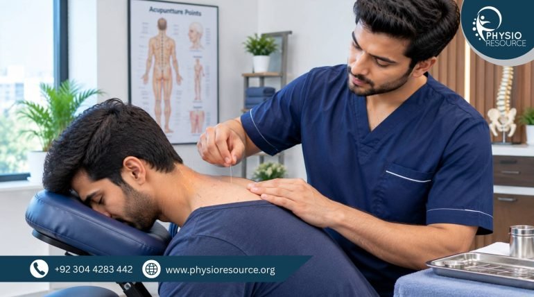 Acupuncture for neck and shoulder pain explained by Physio Resource