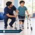 Physiotherapy helping a child with spina bifida improve mobility and independence by Physio Resource