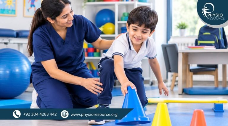 Physiotherapy helping children participate in school and play activities by Physio Resource