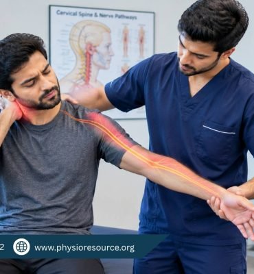 Neck pain with tingling or numbness in the arm explained by Physio Resource